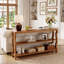 160 cm W Solid Wood Top Console Table