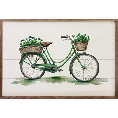 Green Bike White