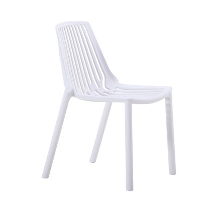 Amyrikal Patio Dining Side Chair with Cushion
