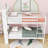 Twin Over Twin Wood Bunk Bed With Shelves, Guardrails And Ladder, Can Be Separated Into 2 Beds-1669498352