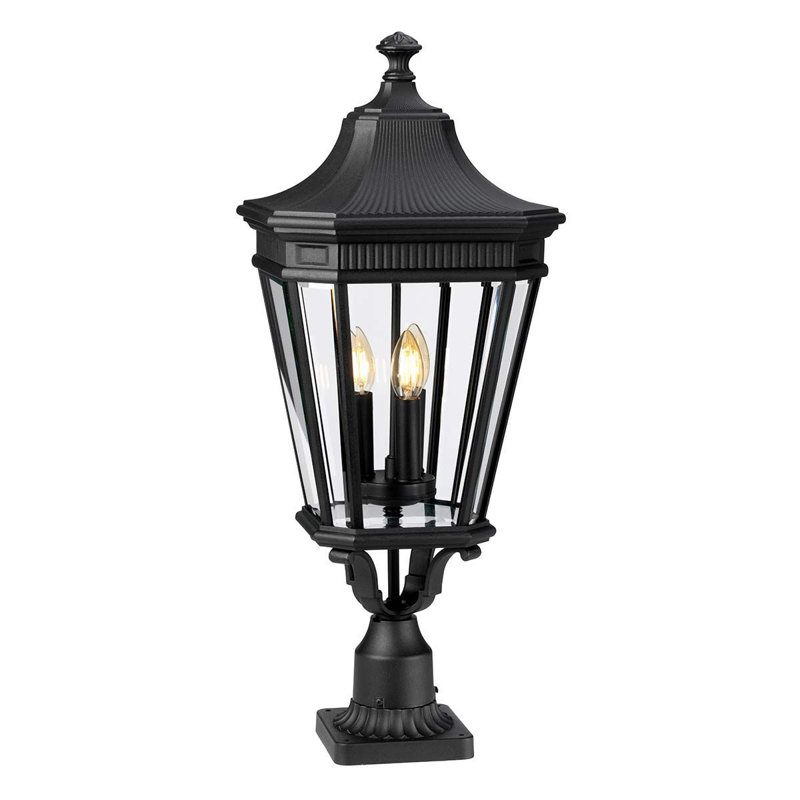 Tilda Mirrored Pier Mount Light, Black