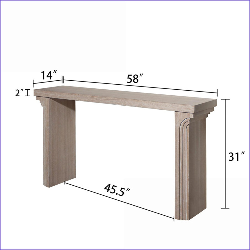Table basse moderne en bois d'ingénierie minimaliste pour le salon - Décoration décorative robuste avec finition naturelle