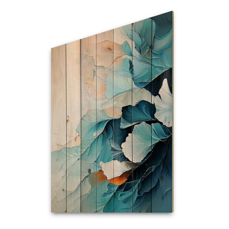 Art mural moderne sur bois de pin, H 20 po x l 10 po