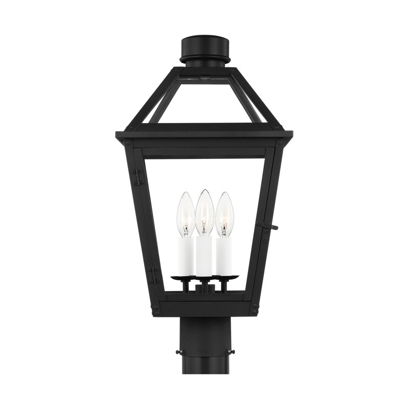 Tête de lanterne à 3 lumières, Noir texturé