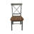 Bellmead Solid Wood Cross Back Side Chair-274613944