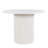 Five Piece Round Mid Century Modern Dining Set With Performance Upholstered Dining Chairs- White-456017799