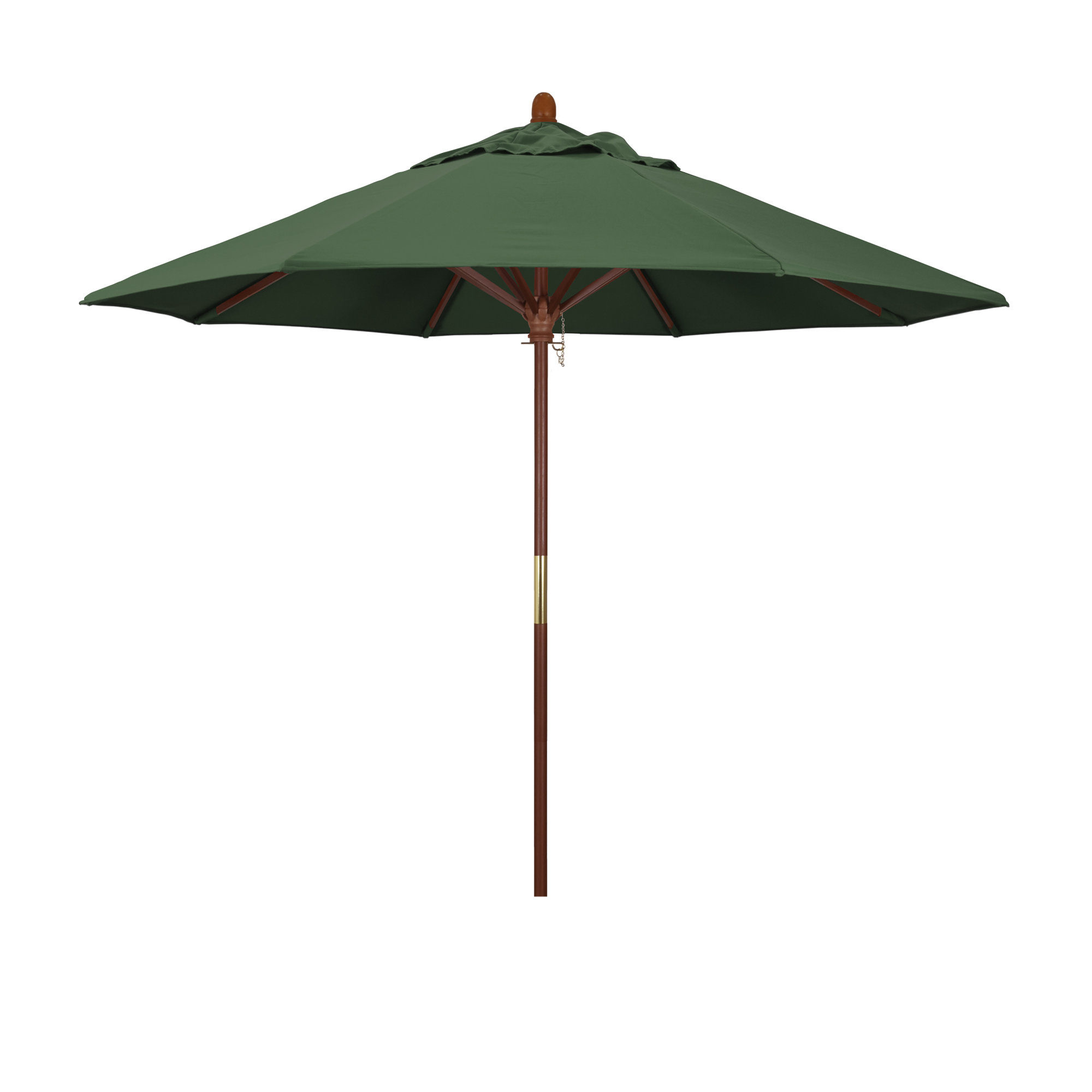 Manford 108'' Outdoor Umbrella, Hunter Green Performance