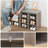39.4" L Entryway Bench with 12 Cubbies, Entryway Hall Tree with Storage-1357362647