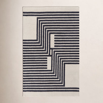 Raku Wool Abstract Indoor Rug