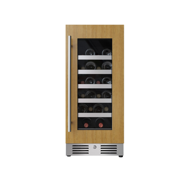 Avallon A2 15" Undercounter Single Zone Wine Cooler with Panel-Ready Glass Door