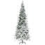 ? Décoration de Noël? Arbre de Noël artificiel enneigé 9 pi avec branches réalistes et 1159 pointes