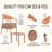 2-Piece Sofa Set Steel Brown Holiday Modern Accent Chair Set With Coffee Table Apricot Pp & Frame Soft Cushioned Seating For Living Room Lounge Balcony 2 Chairs + 1 Table-256043770