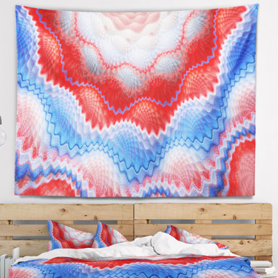 Tapisserie abstraite en peau de serpent