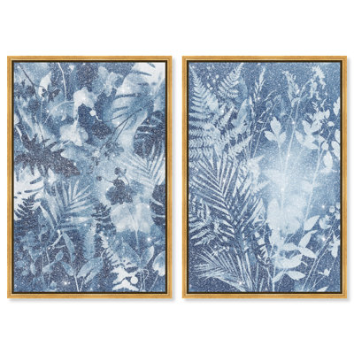 Blue Folliage Set Set by Oliver Gal
