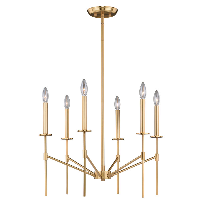 6 - Light Dimmable Classic / Traditional Chandelier