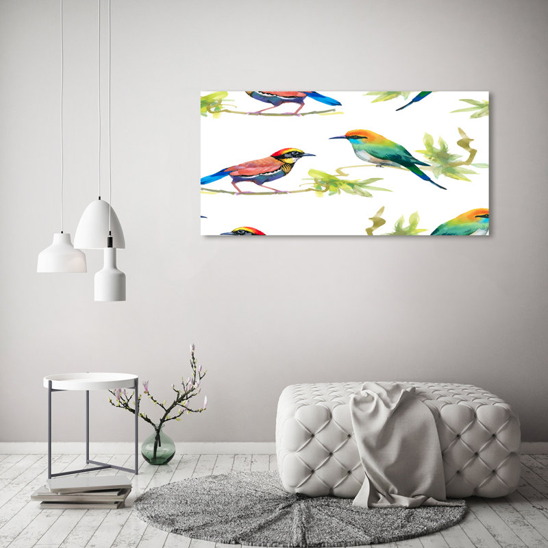 Exotic Birds - Wrapped Canvas Print