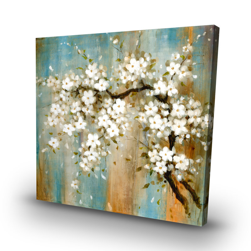 Relaxing cherry blossoms - 32"x32" art on canvas