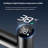 Rotatable Bathroom Faucets With Temperature Display 3 Water Outlet Modes Matte Black