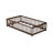 Twin Size Floor Bed With Fence And Door,Rubber Wood Floor Bed With Safety Guardrails,Espresso-883246304-883246317