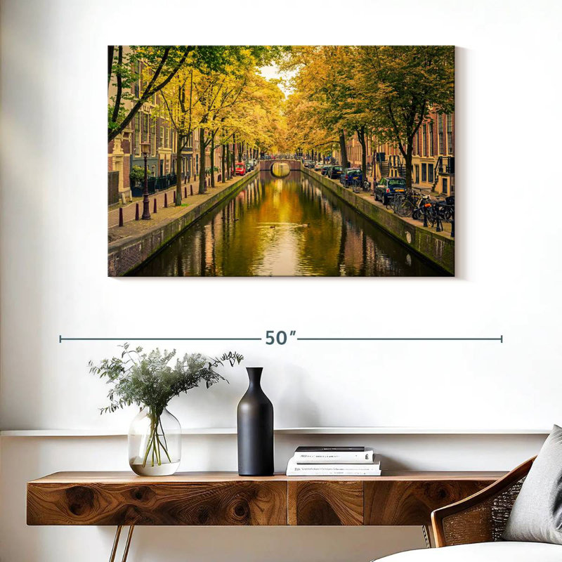 Lilie Bridge sur le canal d'Am Amsterdam, H 26 po x l 39 po