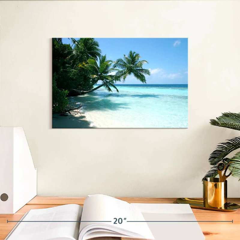 Gillard Caribbean Tropical Beach, 8" H x 12" W