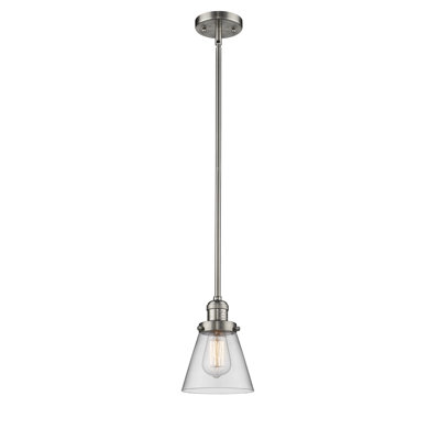 Luminaire suspendu conique à 1 lumière Milardo