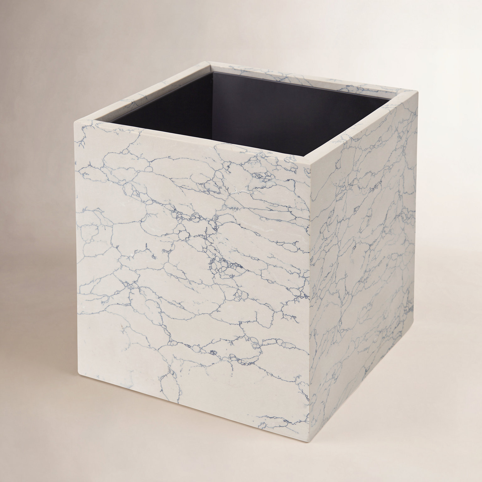 Open Top Trash Can