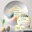 Miroir mural rétro avec motif de chevrons-101222168