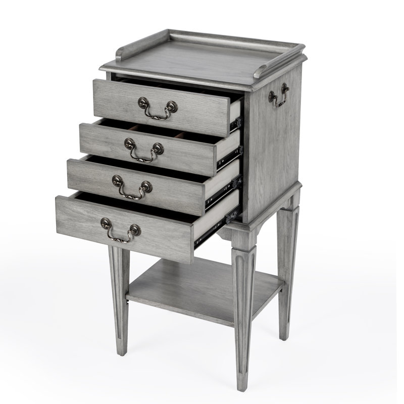 Hardwick 4 Drawer Chest, Gray