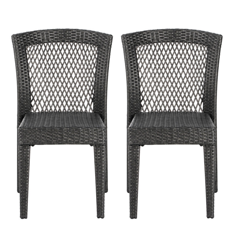 Chaise Farley Stacking Sidechair (excluant la table), Gris
