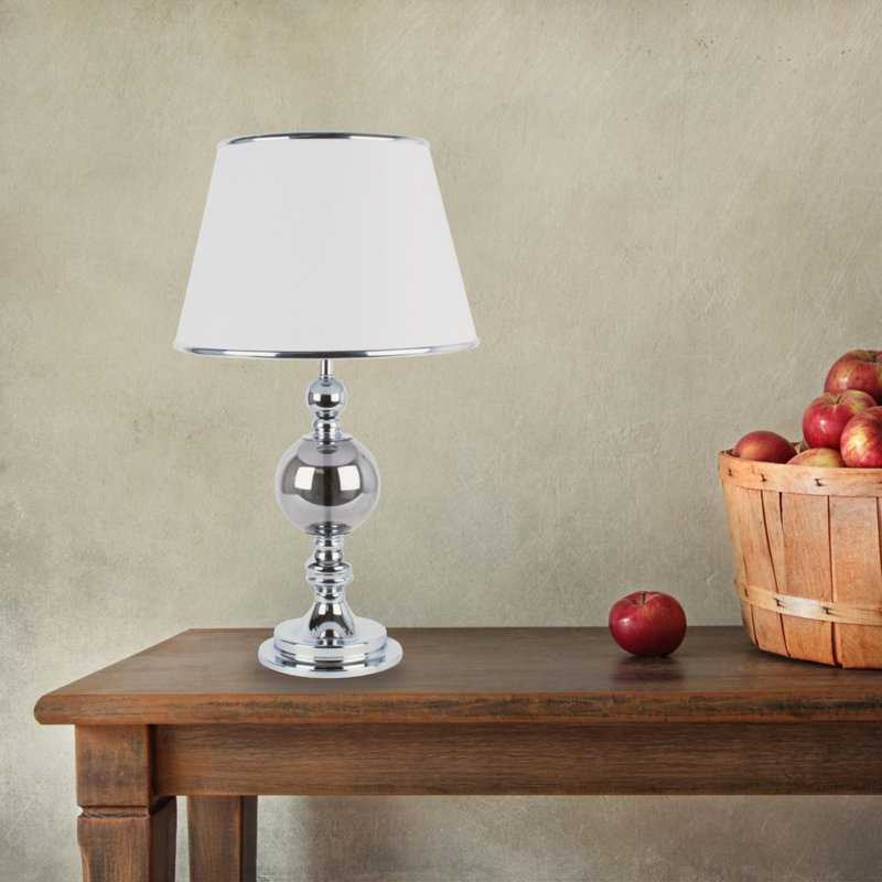 Kanli Metal Table Lamp, White