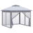 Iov Pop Up Canopy Tent with Netting and Carry Bag, Instant Gazebo Sun Shelter-98412073-98412074