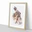Brown Rabbit - Framed Print-56741670-56741671