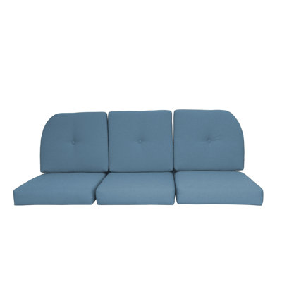 Water Resistant and Stain Resistant Sunbrella® Outdoor 4 " Loveseat Seat / Back Cushion