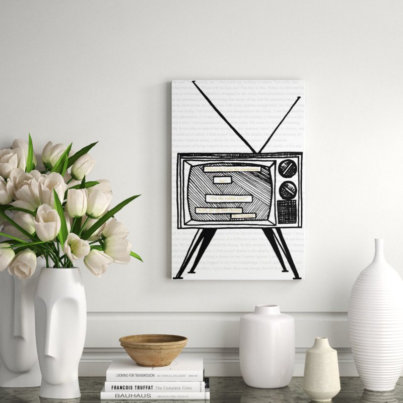 Tune In Print by Kelli Ellis, Gilded Gold, 60" H x 40" W x 1.5" D