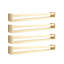 Nursery Book Shelves Set of 4, 81 cm Solid Wood Wall Book Shelves