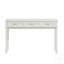 Bureau de coiffeuse avec 3 tiroirs, table de maquillage ou d'écriture moderne et polyvalente pour la chambre à coucher, sans miroir inclus