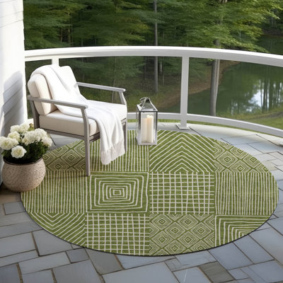  Tapis vert intérieur / extérieur lavable à la machine Chantille ACN990