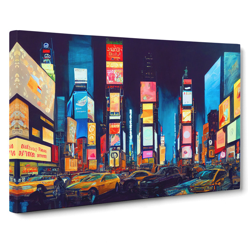 New York City Times Square Vol.2 - Wrapped Canvas, 50cm H x 76cm W x 3cm D