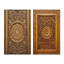 "Vieille porte en bois sculpté", 2 pièces sur toile-137089861-137089865