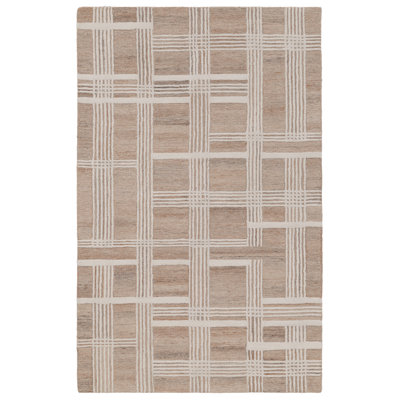 Hand-Tufted Geometric Rug