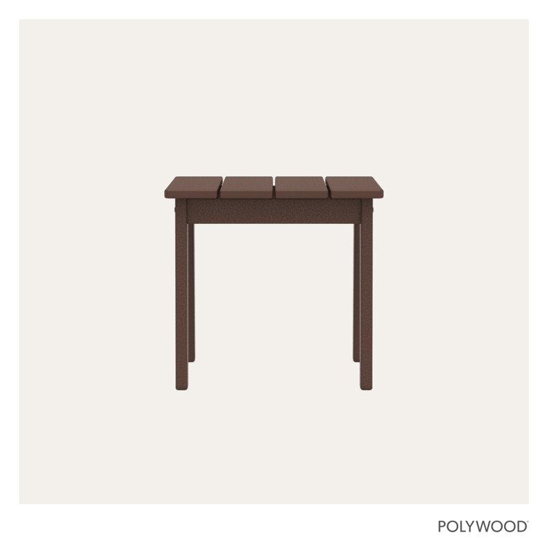 Lakeside End Table, Dark Brown