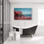 Roseate Horizon Graphic Art Canvas-1343640810-1606104281
