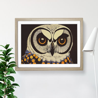Electrifying Owl - Single Picture Frame Painting