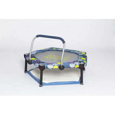 Toy Monster Round Kid / Toddler Trampoline with Handlebar
