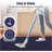 Marine Grade Boat Carpet, Waterproof, Indoor/Outdoor, Anti-Slip Backing, Cuttable, Easy to Clean, 6x18 ft.