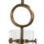Luminaire suspendu en verre entonnoir 1 lumière Longshore Tides Imbuto