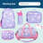 Wildkin Quilted Kids Nap Mat – Soft Microfiber with Pillow & Elastic Straps for School & Travel - Unicorn-111036873