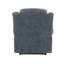 Fauteuil inclinable électrique Roxy avec chauffage et massage, rembourré, télécommande, porte-gobelets et rangement latéral Roxy-397672497