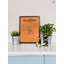 « houston city map », impression sur affiche, reproduction d’art orange-22632920